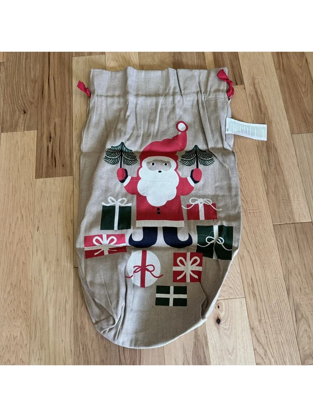 X-Large Santa Gift Sack Burlap Jute IKEA VINTERFINT 36x22 Holiday Christmas Bag